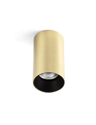 Plafón de techo Stan - Faro – Aluminio, Ø 6 cm