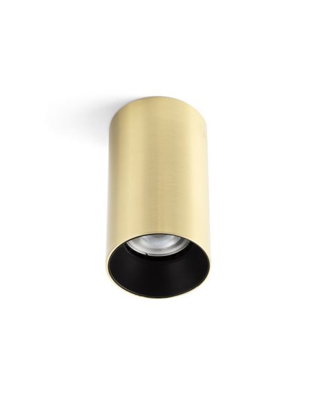 Plafón de techo Stan - Faro – Aluminio, Ø 6 cm