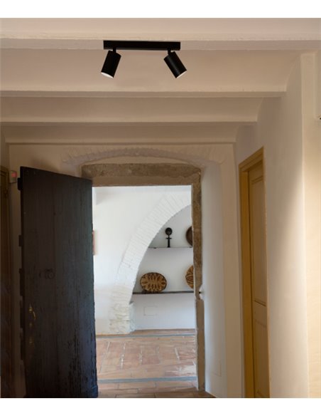 Aplique de pared Stan – Faro – Lámpara 2 luces, orientable