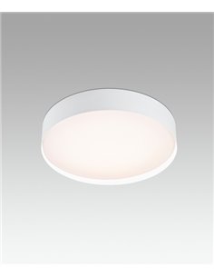 Plafón de techo redondo Vuk – Faro – IP44, Ø 36 cm, LED