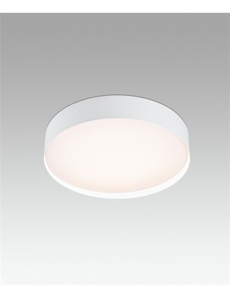 Plafón de techo redondo Vuk – Faro – IP44, Ø 36 cm, LED
