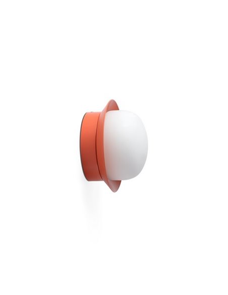 Aplique de pared baño May – Faro – Ø 12 cm, Acero, LED 2700K