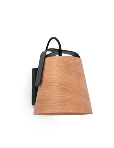 Aplique de pared Stood – Faro – Madera Cerezo, Orientable