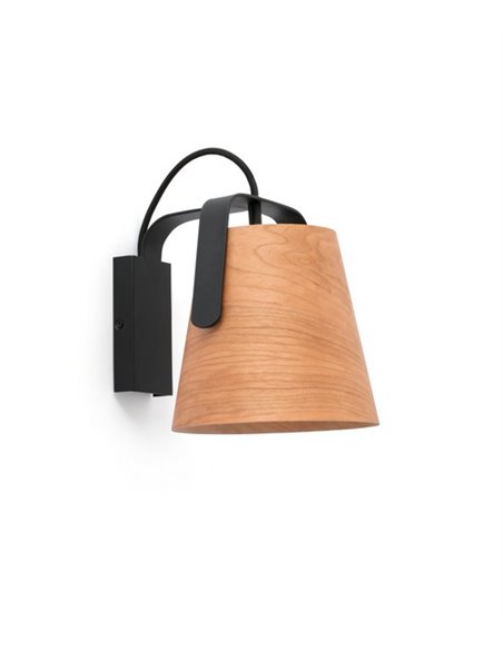 Aplique de pared Stood – Faro – Madera Cerezo, Orientable