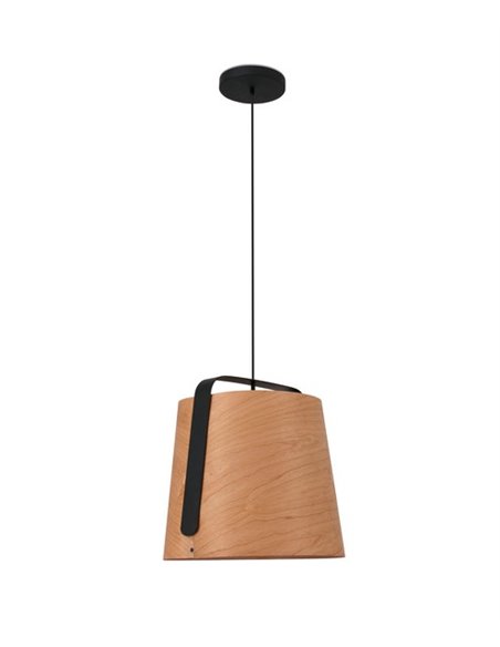 Lámpara colgante Stood – Faro – Madera Cerezo, Ø 50 cm