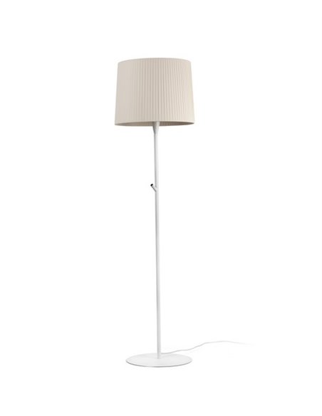 Lámpara de pie Samba – Faro – Pantalla textil, 154 cm, 1xE27