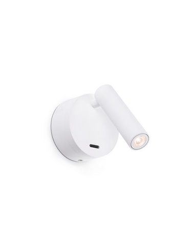 Aplique de pared con lector Boc – Faro – De lectura orientable, LED 3000K