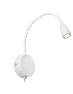 Aplique de pared Loke – Faro – Lámpara flexo de lectura LED, Orientable 2