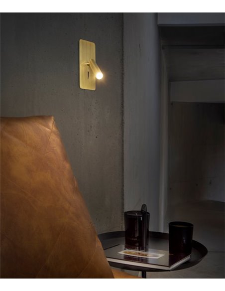 Aplique de pared Suau – Faro – Con lector LED, Orientable