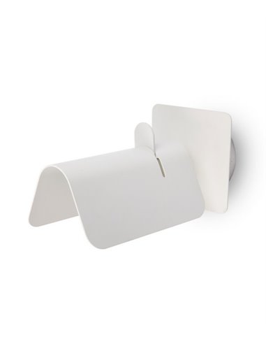 Aplique de pared Smile – Faro – Orientable, Blanco/Negro