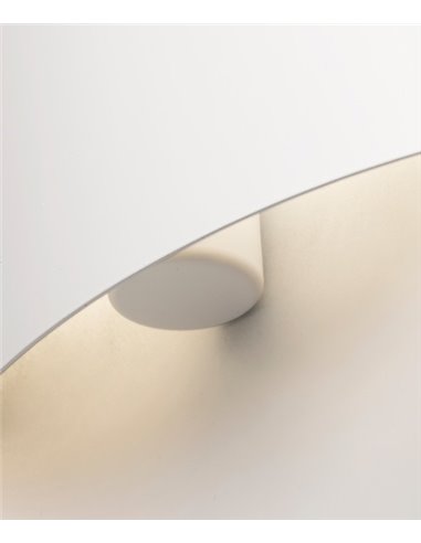 Aplique de pared Eres – Faro – Blanco, E27, 37 cm