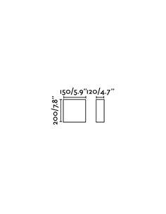 Aplique de pared Cotton – Faro – Textil blanco+negro, E27 2