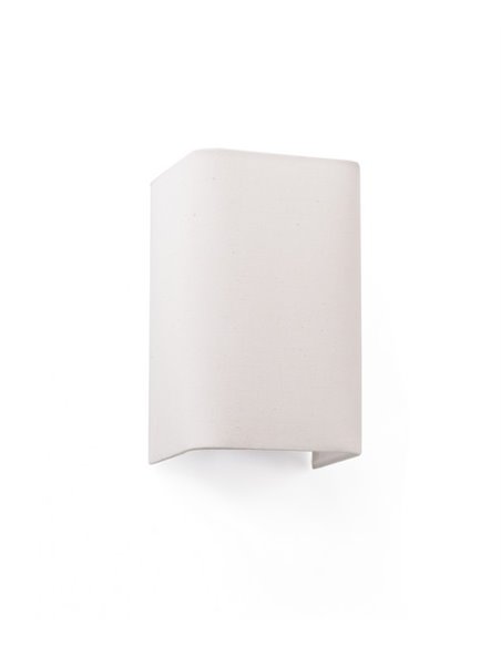 Aplique de pared Cotton – Faro – Pantalla textil, 12+20+37 cm