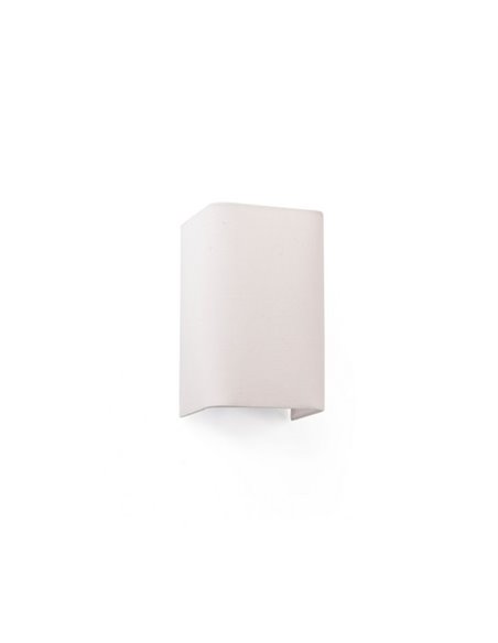 Aplique de pared Cotton – Faro – Pantalla textil, 12+20+37 cm