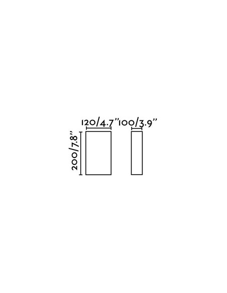 Aplique de pared Cotton – Faro – Pantalla textil, 12+20+37 cm