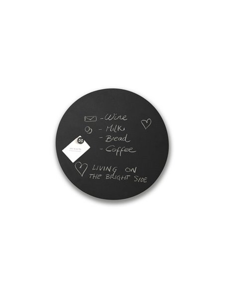Aplique de pared Board – Faro – Lámpara Redonda, Negra, Ø 35 cm-Ø 45 cm