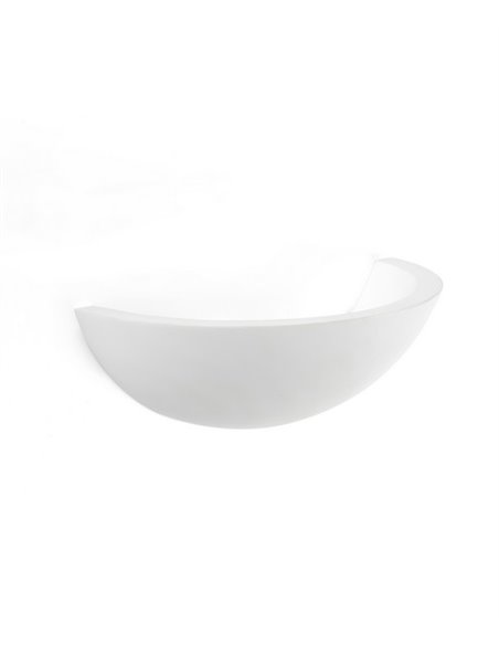 Aplique de pared Cove – Faro – Lámpara de yeso blanco, LED 3000K