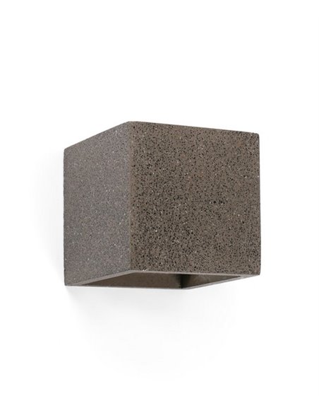 Lámpara de pared Kamen – Faro – Lámpara de cemento, G9, 11.5 cm