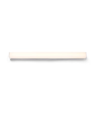 Lámpara aplique para espejos Nilo – Faro – Lámpara de baño, LED 3000K, Blanco/Cromo, 60/90 cm
