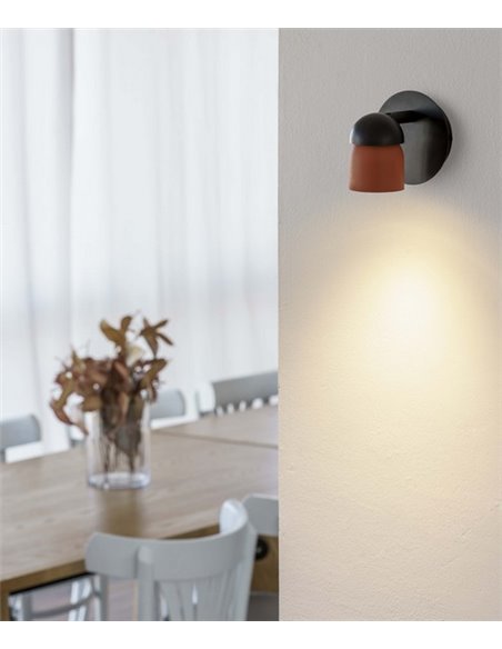 Aplique de pared con lector Coco – Faro – Lámpara de lectura, Orientable