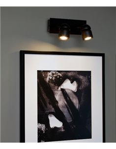 Aplique de pared Coco – Faro – Lámpara 2 luces, Orientable