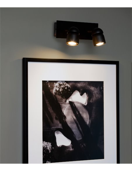 Aplique de pared Coco – Faro – Lámpara 2 luces, Orientable