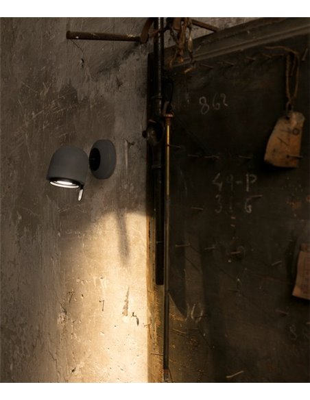 Aplique de pared Stone – Faro – Lámpara de cemento, Lector GU10