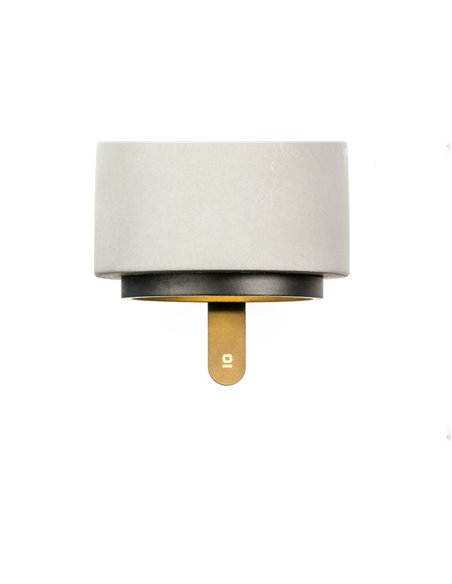 Aplique de pared Stone – Faro – Lámpara de cemento, Lector GU10