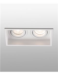 Lámpara empotrable Hyde – Faro – Lámpara 2 focos, GU10, 17.1 cm 2