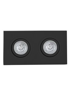 Lámpara empotrable Downlight Radón – Faro – 2 luces, 18 cm, GU10 2