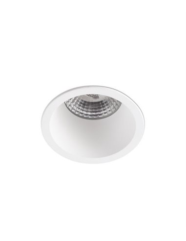 Lámpara empotrable Fox – Faro – Downlight blanco LED 2700K, Ø 6.5 cm