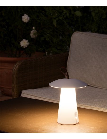 Lámpara portátil de exterior Task – Faro – Atenuable, LED 3000K, USB