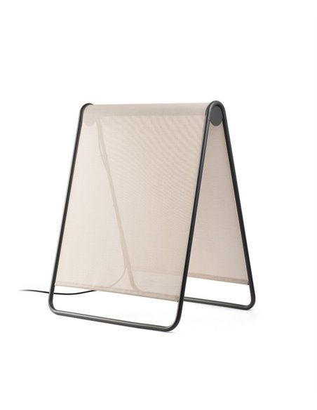 Lámpara de pie de exterior Cadaques – Faro – Pantalla textil, LED 2700K, 81 cm