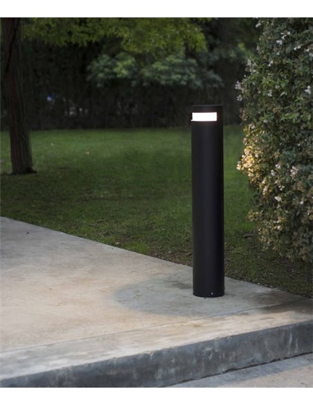 Lámpara baliza para exterior Bast – Faro – Lámpara de aluminio, LED SMD 3000K, 95 cm