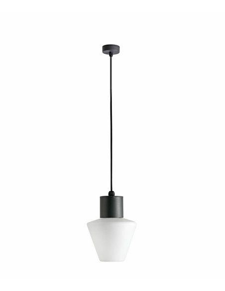 Colgante de exterior Mistu – Faro – Gris oscuro, IP44
