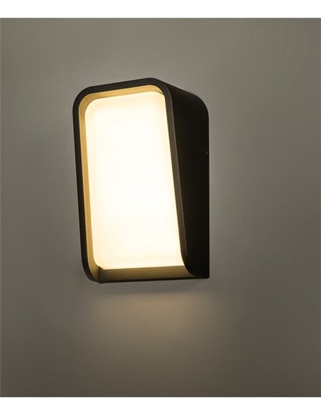 Aplique de pared de exterior Mask – Faro – Ambientes salinos, LED 3000K