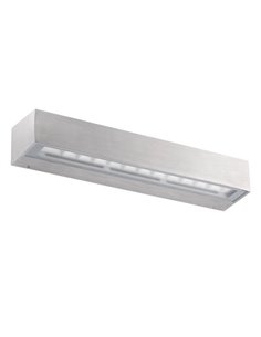 Aplique de pared de exterior Tacana – Faro – Lámpara de aluminio satinado, IP65, LED 3000K