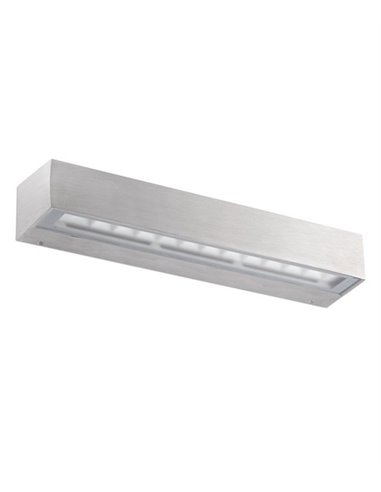 Aplique de pared de exterior Tacana – Faro – Lámpara de aluminio satinado, IP65, LED 3000K