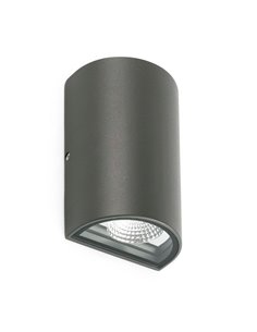 Aplique de pared de exterior Lace – Faro – Gris oscuro, IP54, LED 4000K 2