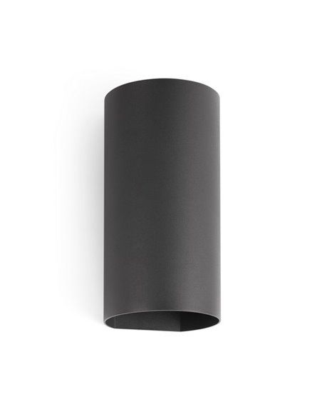 Aplique de pared de exterior Bruc – Faro – Gris oscuro, Doble luz, LED 3000K