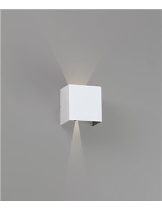 Aplique de pared de exterior Olan – Faro – Aluminio, IP65, LED 3000K
