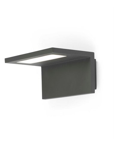 Lámpara de pared de exterior Ele – Faro – Aluminio gris oscuro, IP54, LED 3000K
