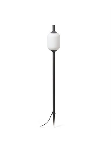 Lámpara estaca de exterior Saigon – Faro – Pantalla R17 blanco