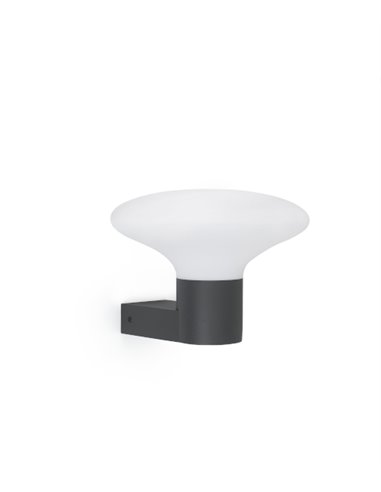 Aplique de pared de exterior Blubs – Faro – Gris oscuro, IP44