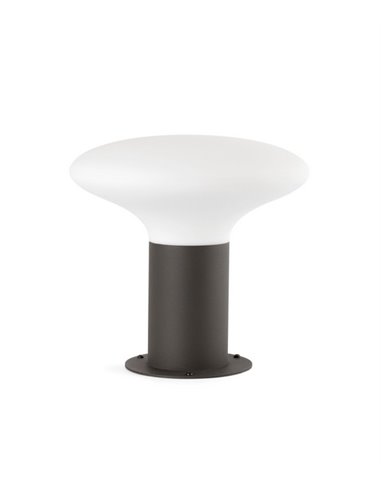 Baliza de exterior Blubs – Faro – Sobremuro E27, Gris oscuro