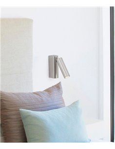 Aplique de pared Rob – Faro – Lámpara de lectura orientable, LED 3000K
