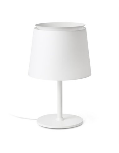 Lámpara de mesa Savoy – Faro – Pantalla textil 