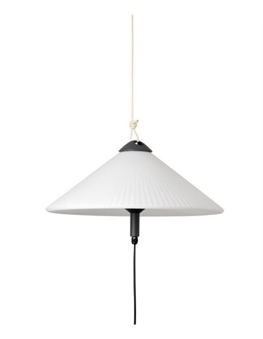Lámpara portátil y colgante de exterior Saigon – Faro – Pantalla PEMD blanca, 55 cm