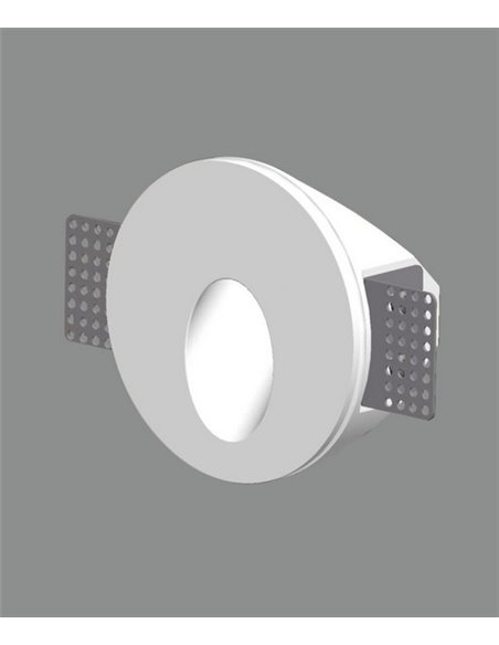 Foco empotrable de pared trimless Thriller – ACB – LED 3000K, Ø 10 cm