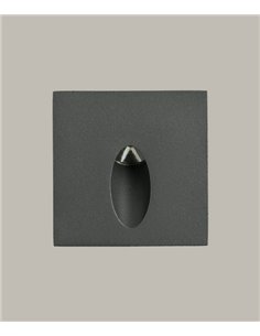 rev-Foco empotrable de exterior Virgo - ACB - Lámpara para iluminar escaleras, diseño cuadrado antracita 2